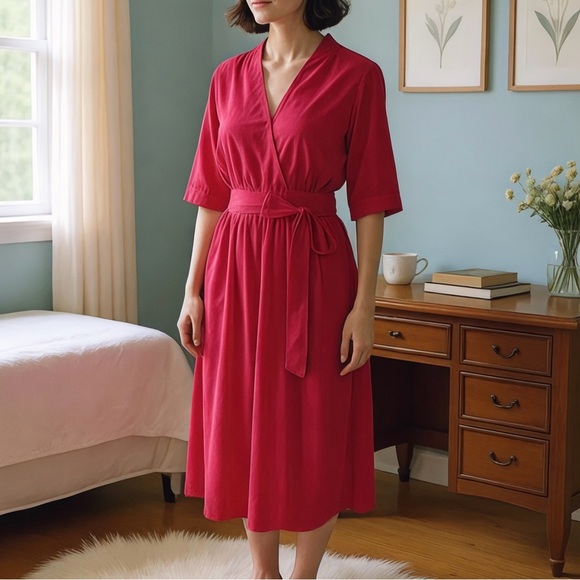 Alex Marie Dress Sz 4 Midi Holiday Christmas Festival Preppy Outfit Rockabilly - Picture 1 of 13